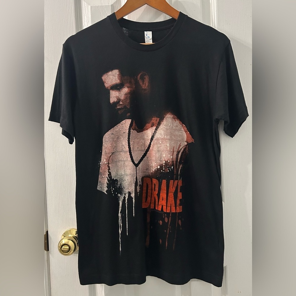 Drake Take Care Album Promo 2011 Mens Black T Shirt - Size S Tultex Fine Jersey